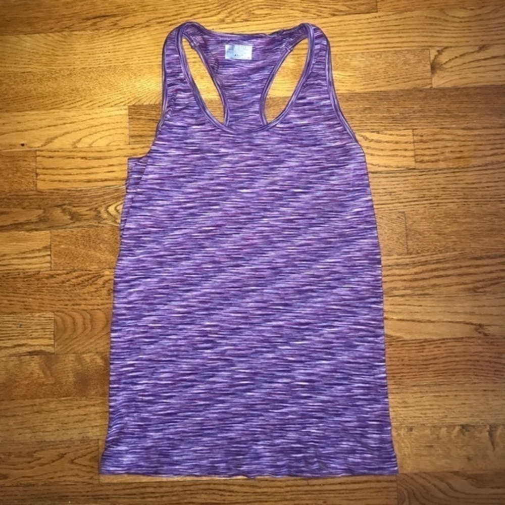 Athleta purple space Dye workout tank top‎ medium